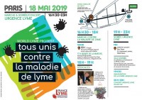 Lyme protest Paris 18 mai 19<br />Urgence lyme